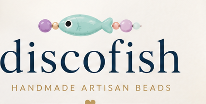 discofish, handmade artisan beads